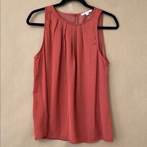 Arrays Sleeveless Blouse in Pumpkin